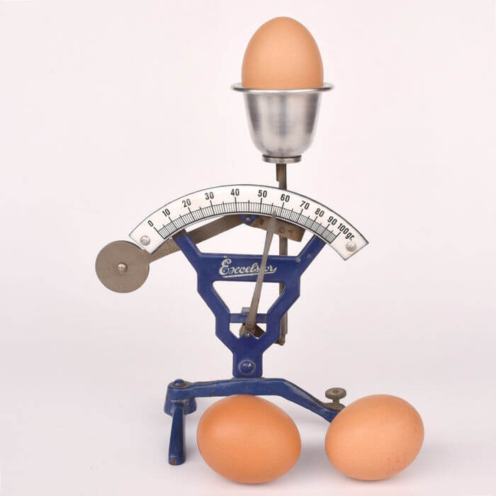 ¿Cuánto pesa un huevo talla M?