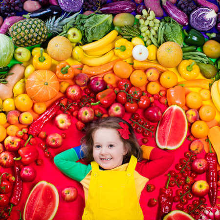 ¿Qué comen los niños sanos?