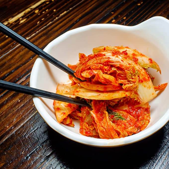 ¿Qué contiene el kimchi coreano?