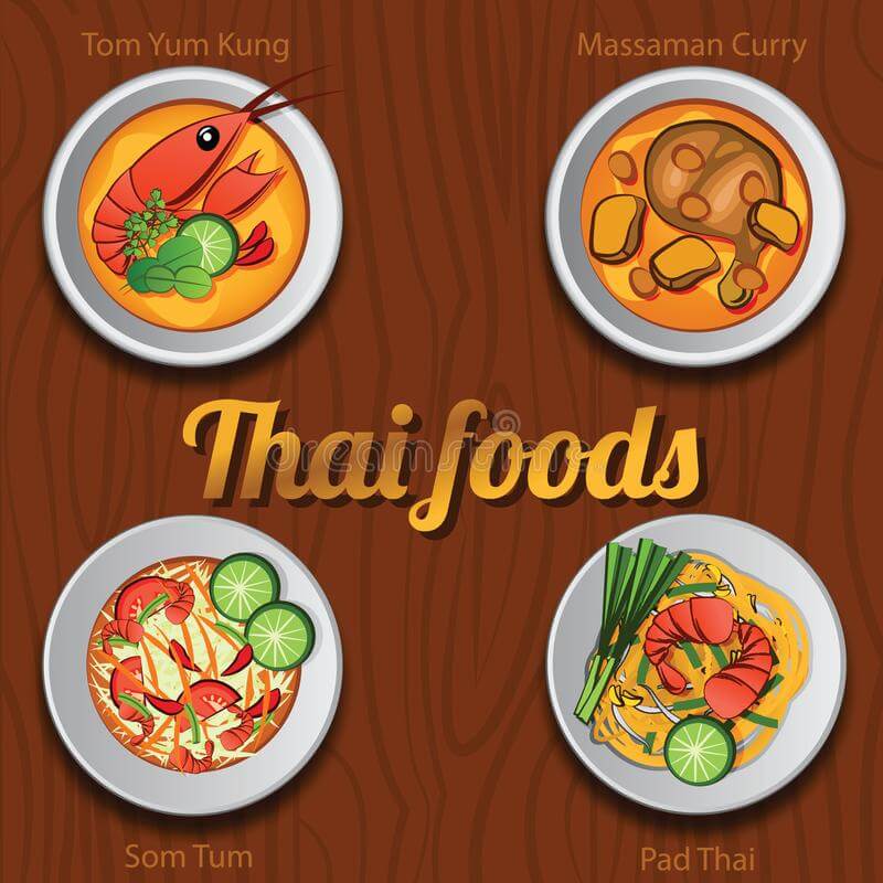 ¿Qué tipo de comida es la thai?