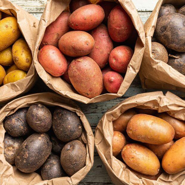 ¿Cuáles son las patatas harinosas?