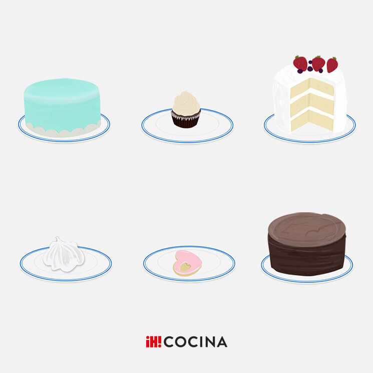 ¿Cuáles son los tipos de pasteles?