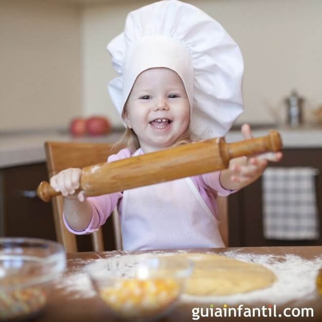 ¿Qué aprenden los niños en la cocina?