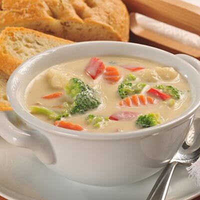 ¿Qué tipo de alimento es la sopa de verduras?