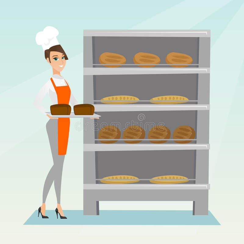 ¿Que usa un panadero para hacer pan?