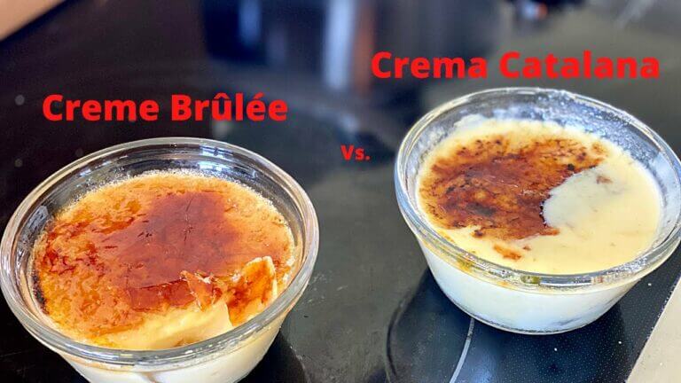 Crema catalana creme brulee difference