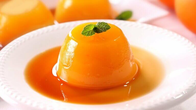 Flan de naranjas casero