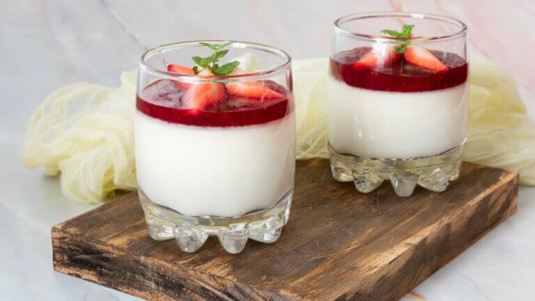 Como hacer panna cotta fácil y rápido