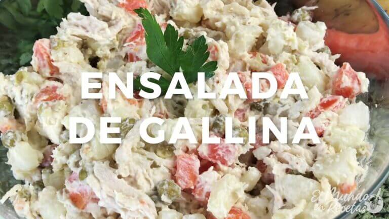 Descubre cómo preparar la perfecta ensalada de gallina en casa