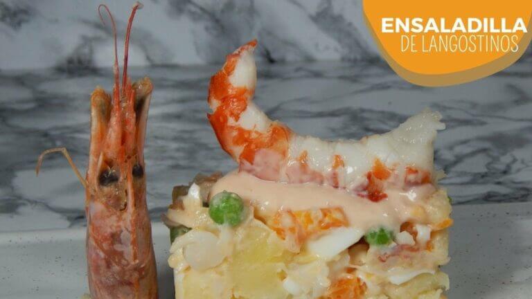 Shrimp and egg salad