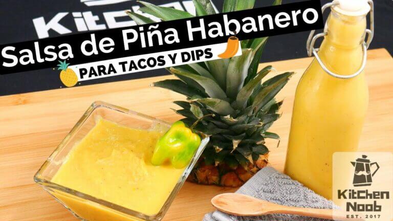 Como hacer salsa de piña con habanero