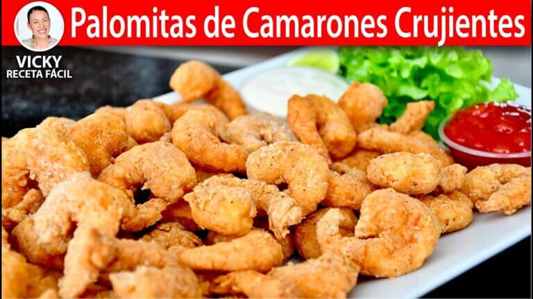 Palomitas de camaron receta