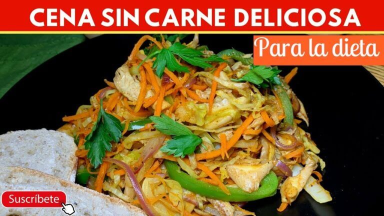 Recetas de cocina sin carne ni pollo