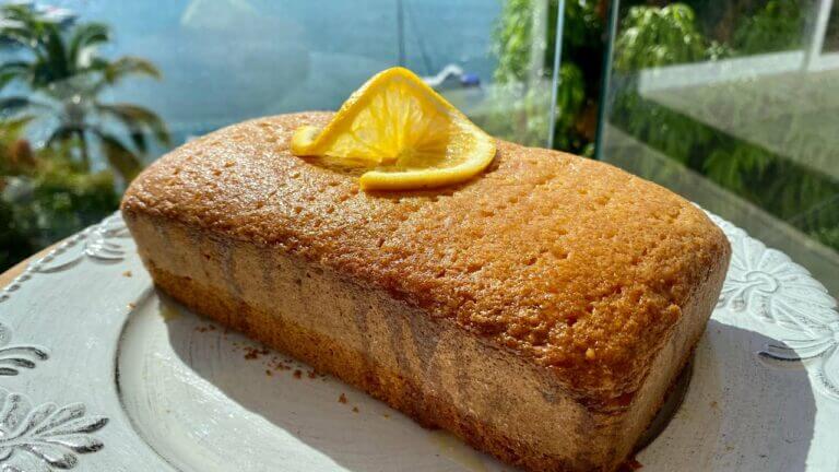 Pan de naranja en licuadora