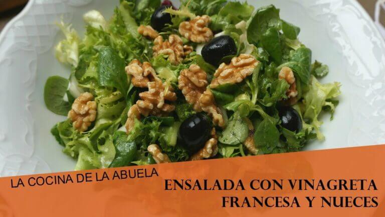 Receta de ensalada francesa tipica