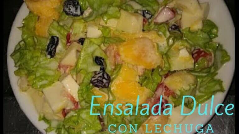 Ensalada dulce de lechuga