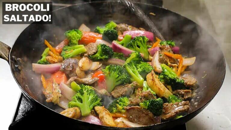 Lomo saltado con brocoli