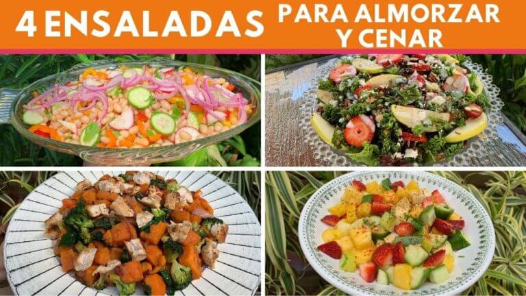 Ensaladas para llevar de almuerzo