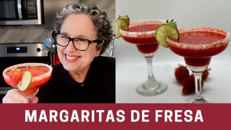 Como hacer margaritas de fresa