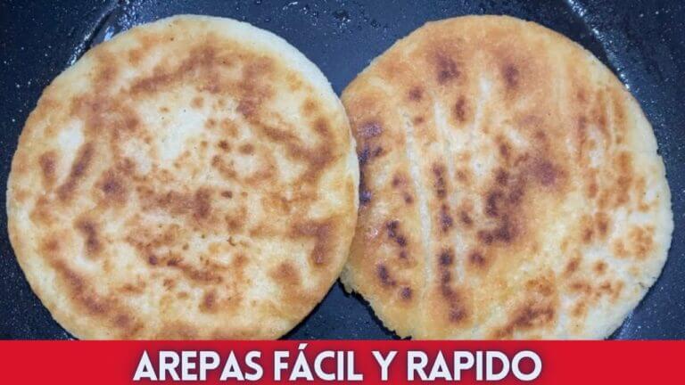 Deléitate con sabrosas arepas de harina de maíz caseras