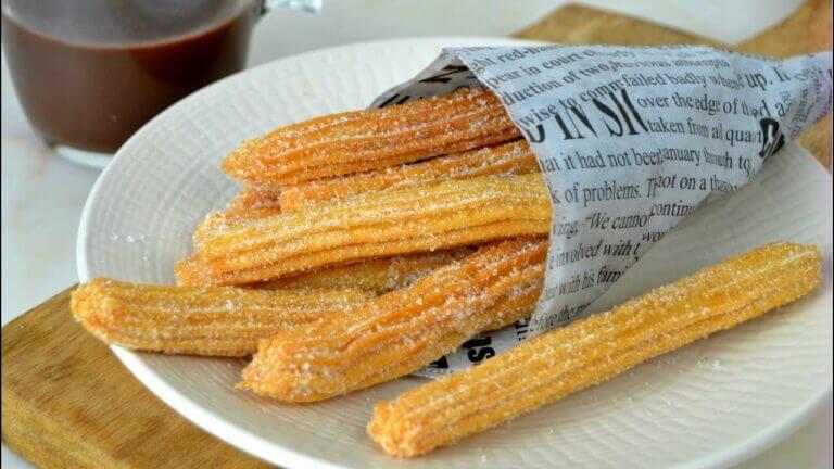 Como hacer churros receta facil