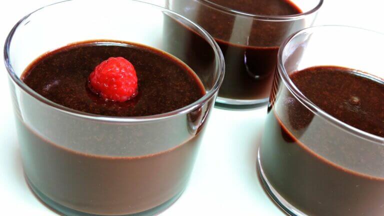 Panna cotta chocolate