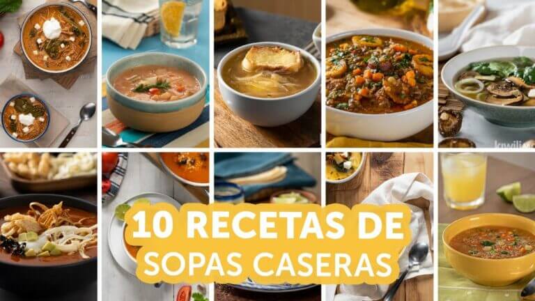 Recetas de sopas caseras