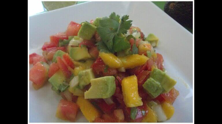 Recetas con mango y aguacate