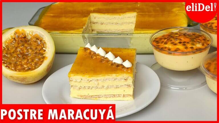 Postres con maracuya