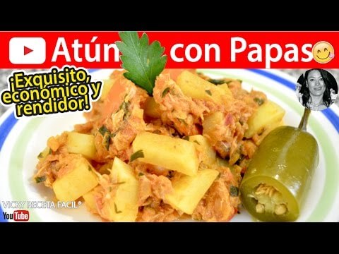 Como se hace papa con atun