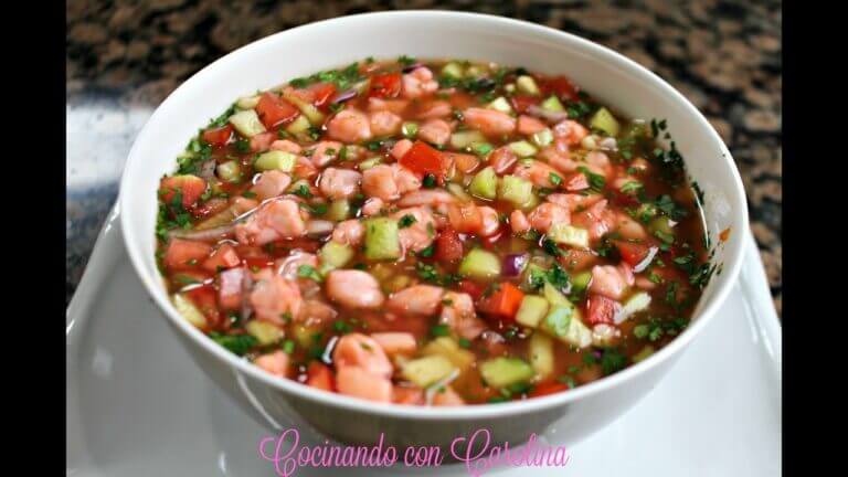 Como preparar ceviche de camaron