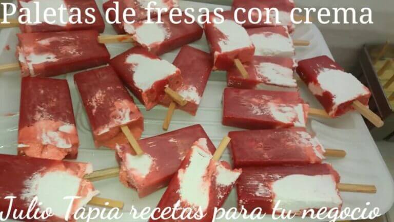 Como hacer paletas de chantilly