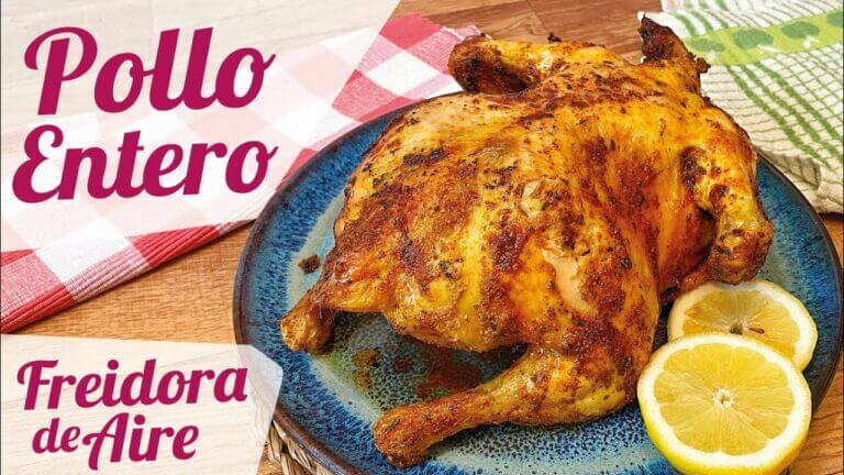 Pollo en freidora de aire