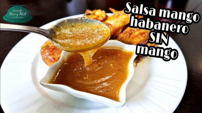 Como hacer salsa de mango habanero