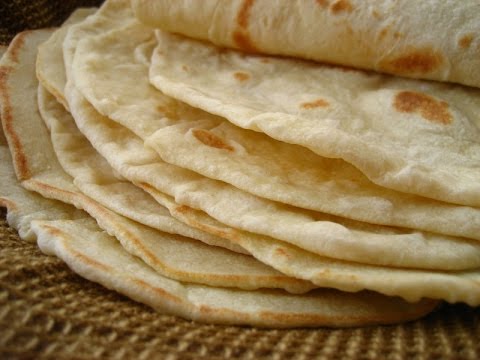 Receta para tortillas de harina de azucar