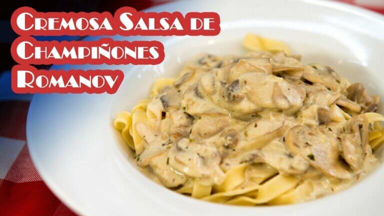 Receta salsa de champiñones