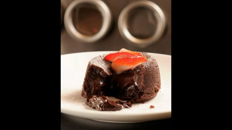 Receta de chocolate fondant