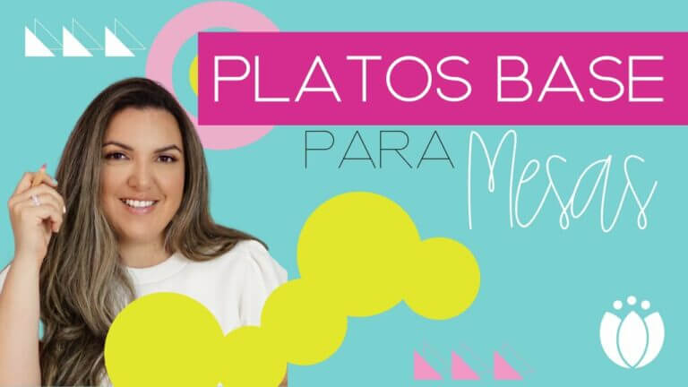 Platos base para eventos