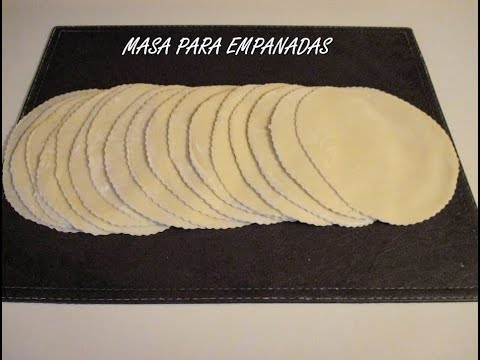 Como se hace la masa de empanadas