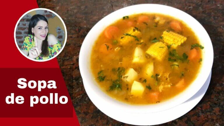 Receta de sopa de pechuga de pollo