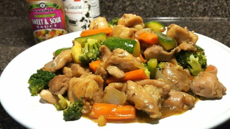 Pollo comida china receta