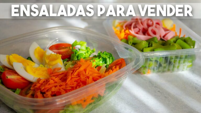 Recetas de ensaladas sencillas para vender