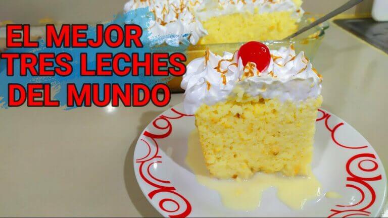 Receta de tres leches