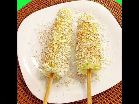 Elote con mayonesa y queso