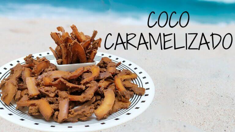 Como hacer coco caramelizado