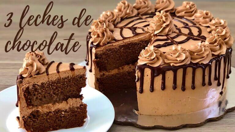 Prueba el irresistible sabor del chocolate tres leches