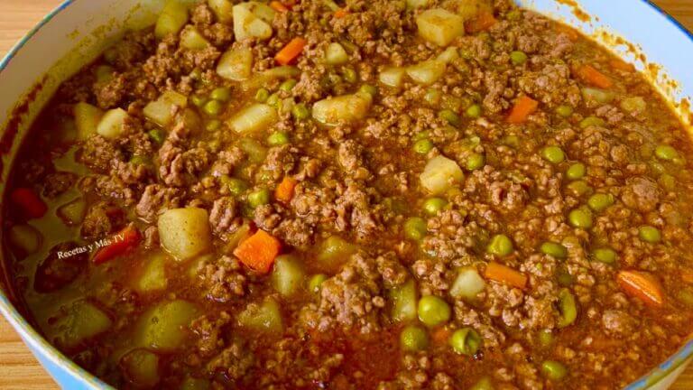 Aprende a preparar un delicioso picadillo en pocos pasos