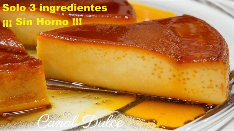 Descubre la deliciosa receta de flan sencillo en sólo 3 pasos