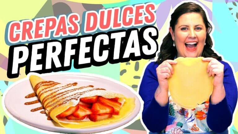 Aprende a preparar una deliciosa receta de crepas dulces en casa