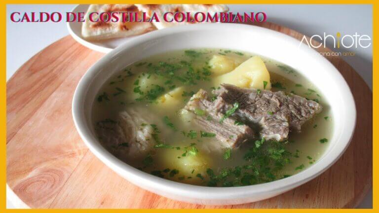 Descubre la deliciosa sopa de res colombiana en un solo plato